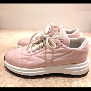 Prada pink Nylon sneaker 39.5